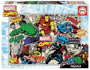 PUZZLE EDUCA 1000 MARVEL COMICS | 8412668184985 | EDUCA | Llibreria La Gralla | Llibreria online de Granollers