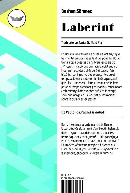 LABERINT | 9788417339869 | SÖNMEZ, BURHAN | Llibreria La Gralla | Librería online de Granollers
