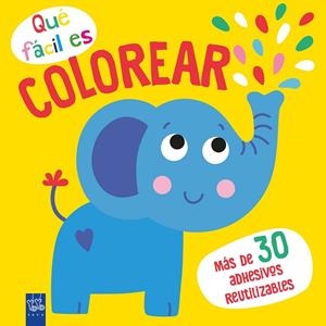 QUÉ FÁCIL ES COLOREAR. ELEFANTE | 9788408249344 | YOYO | Llibreria La Gralla | Llibreria online de Granollers