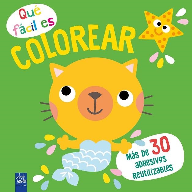 QUÉ FÁCIL ES COLOREAR. GATO | 9788408249375 | YOYO | Llibreria La Gralla | Llibreria online de Granollers