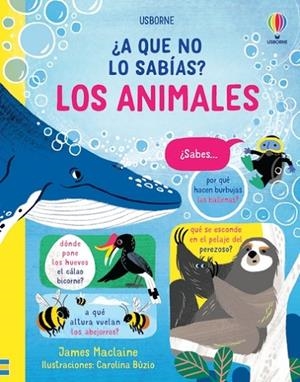 ANIMALES, LOS. ¿A QUE NO LO SABIAS? | 9781801315357 | MACLAINE, JAMES | Llibreria La Gralla | Llibreria online de Granollers