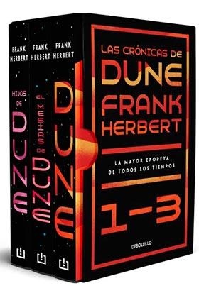 ESTUCHE LAS CRÓNICAS DE DUNE (BOLSILLO) | 9788466359481 | HERBERT, FRANK | Llibreria La Gralla | Llibreria online de Granollers