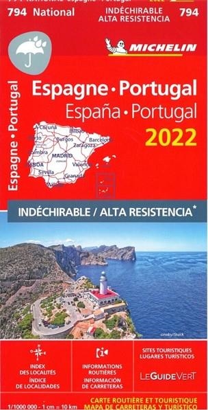 MAPA NATIONAL ESPA¥A, PORTUGAL 2022 - ALTA RESISTE | 9782067255012 | AA.VV. | Llibreria La Gralla | Llibreria online de Granollers