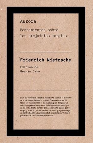 AURORA | 9788418546594 | NIETZSCHE, FRIEDRICH | Llibreria La Gralla | Llibreria online de Granollers