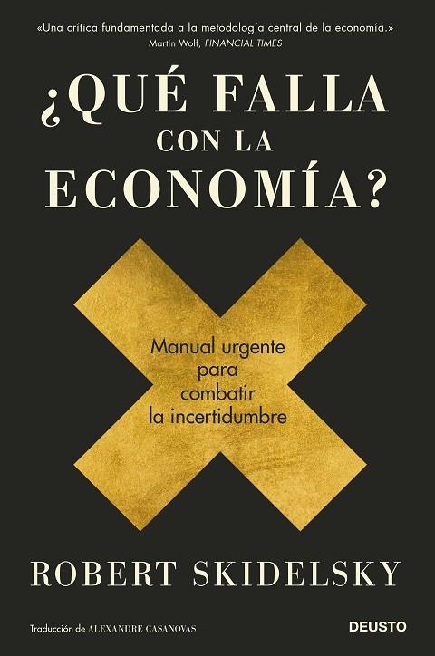 QUÉ FALLA CON LA ECONOMÍA? | 9788423432042 | SKIDELSKY, ROBERT | Llibreria La Gralla | Librería online de Granollers
