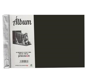 ALBUM FOTOS ESPIRAL 21X29,7CM CARTULINA NEGRA  | 8430014004862 | ANT011340 | Llibreria La Gralla | Llibreria online de Granollers