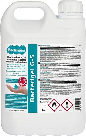 GEL HIDROALCOHOLIC ANTISEPTIC BACTERICIDA G5 | 8414580029559 | 159434 | Llibreria La Gralla | Llibreria online de Granollers