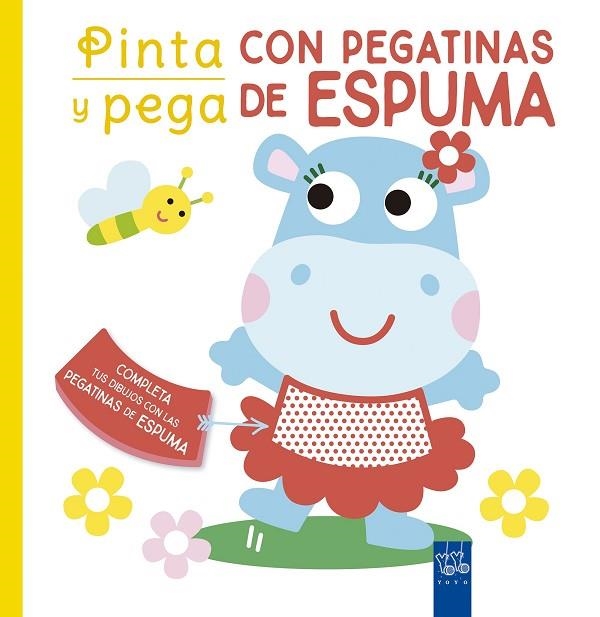 PINTA Y PEGA CON PEGATINAS DE ESPUMA. AMARILLO | 9788408250463 | YOYO | Llibreria La Gralla | Llibreria online de Granollers