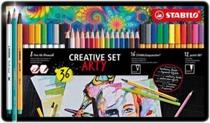 SET COLORS I RETOLADORS STABILO ARTY | 4006381582681 | STB87/3193 | Llibreria La Gralla | Llibreria online de Granollers