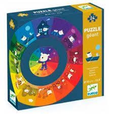 PUZZLE GEGANT DJECO  ELS COLORS 24 PCS | 3070900070172 | Llibreria La Gralla | Llibreria online de Granollers