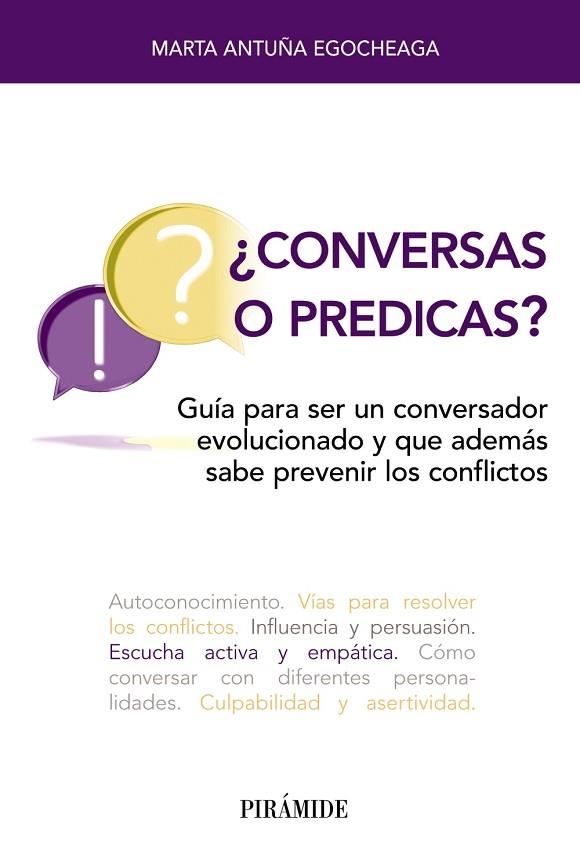 ¿CONVERSAS O PREDICAS? | 9788436846164 | ANTUÑA EGOCHEAGA, MARTA | Llibreria La Gralla | Llibreria online de Granollers