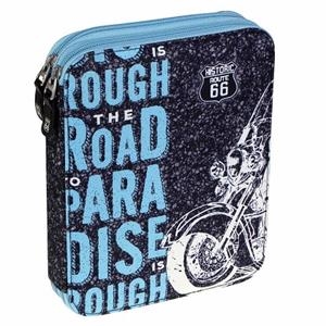 PLUMIER DOBLE BUSQUETS HISTORIC ROUTE 66 | 8422829663105 | BUS1762409780 | Llibreria La Gralla | Llibreria online de Granollers