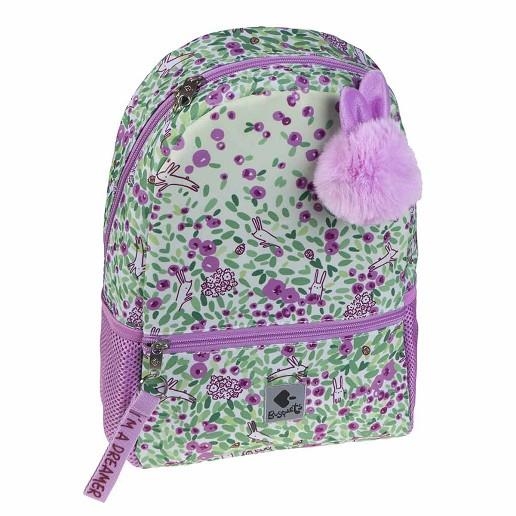 MOTXILLA PETITA BUSQUETS LILA VERDA CONILLETS | 8422829663471 | BUS1767009730 | Llibreria La Gralla | Llibreria online de Granollers