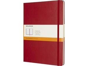 LLIBRETA CLASSICA TAPA DURA VERMELL ESCARLATA XL RATLLES | 8055002855082 | MOLESKINE | Llibreria La Gralla | Llibreria online de Granollers