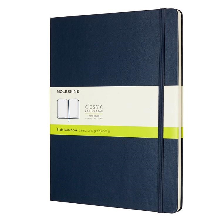 LLIBRETA CLASSICA TAPA DURA  BLAU ZAFIR XL LLISA | 8055002855136 | MOLESKINE | Llibreria La Gralla | Llibreria online de Granollers