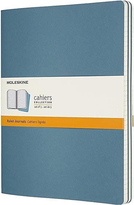 LLIBRETES CAHIER BLAU ELECTRIC XL RATLLES (SET DE 3) | 8058647629605 | MOLESKINE | Llibreria La Gralla | Llibreria online de Granollers