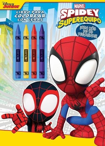 SPIDEY Y SU SUPEREQUIPO. LIBRO PARA COLOREAR CON CERAS | 9788416914999 | MARVEL | Llibreria La Gralla | Librería online de Granollers