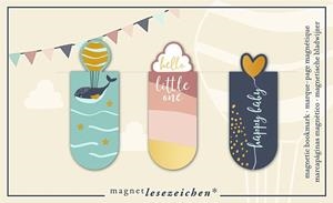 SET DE PUNTS DE LLIBRE MAGNÈTICS HELLO BABY | 4033477311658 | MOSES | Llibreria La Gralla | Llibreria online de Granollers