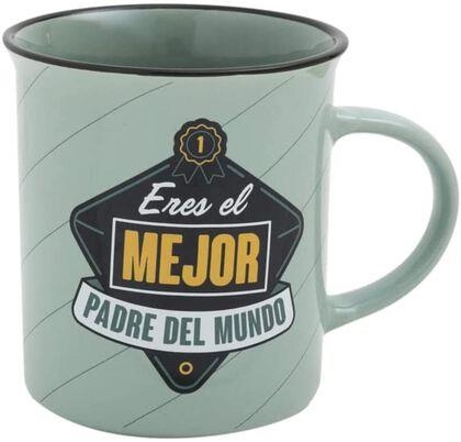 TASSA CERAMICA MR. WONDERFUL "ERES EL MEJOR PADRE DEL MUNDO" | 8435460799621 | MR. WONDERFUL | Llibreria La Gralla | Librería online de Granollers