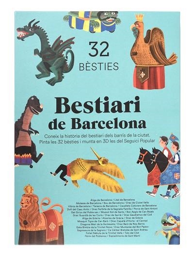 BESTIARI DE BARCELONA. 32 BÈSTIES | 9788491563747 | ALONSO CRUZET, NICOLÀS / BERLOSO CLARÀ, LAIA | Llibreria La Gralla | Llibreria online de Granollers