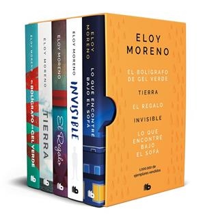 ELOY MORENO (ESTUCHE BOLSILLO CON: EL BOLÍGRAFO DE GEL VERDE | TIERRA | EL REGALO | INVIS | 9788413145082 | MORENO, ELOY | Llibreria La Gralla | Llibreria online de Granollers