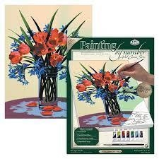 SET BASTIDOR PINTAR AMB NUMEROS 22.9X30.5 FLORAL | 090672140166 | 140166 | Llibreria La Gralla | Llibreria online de Granollers