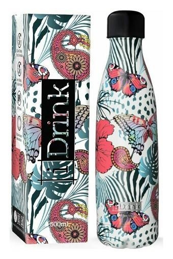 AMPOLLA TERMICA IDRINK 500ML BUTTERFLY | 8057711465422 | Llibreria La Gralla | Llibreria online de Granollers