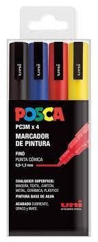 RETOLADORS 4 UN POSCA PC3M BASICS | 8435009951916 | 182634672 | Llibreria La Gralla | Librería online de Granollers