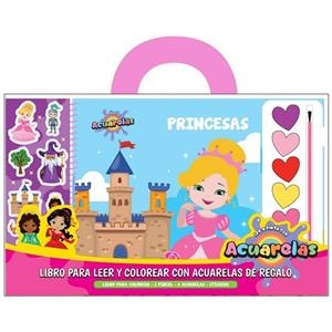 PRINCESAS. LIBROS PARA LEER Y COLOREAR CON ACUARELAS. | 9788418697869 | A.A | Llibreria La Gralla | Librería online de Granollers