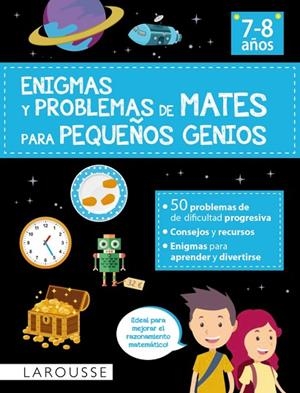 ENIGMAS Y PROBLEMAS DE MATES PARA PEQUEÑOS GENIOS (7-8 AÑOS) | 9788418882883 | URVOY, DELPHINE | Llibreria La Gralla | Librería online de Granollers