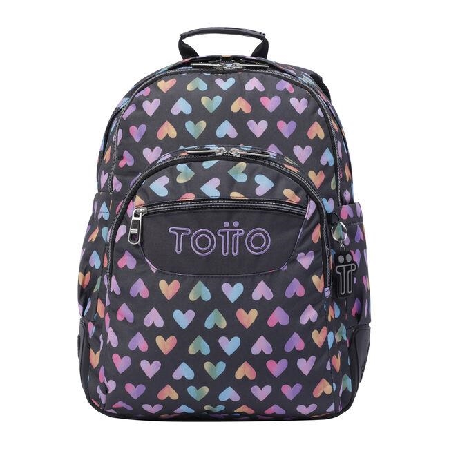 MOTXILLA TOTTO CRAYOLES NEGRA CORS COLORS | 7704758570121 | TOTMA04EO0292210N3YJ | Llibreria La Gralla | Llibreria online de Granollers