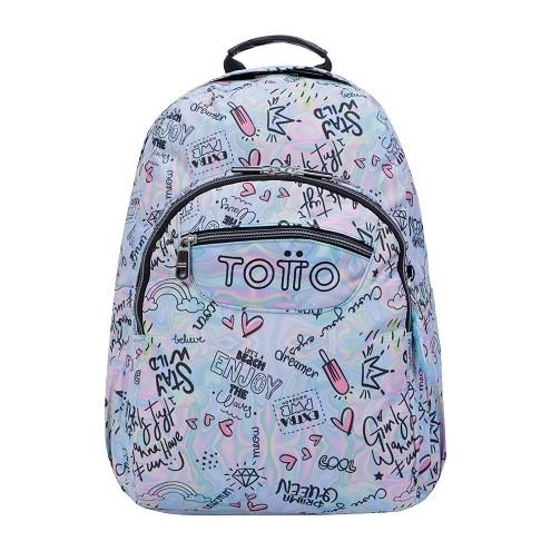 MOTXILLA TOTTO ACUARELES ESTAMPAT CORS | 7704758569903 | TOTMA04ECO021221N3JM | Llibreria La Gralla | Llibreria online de Granollers