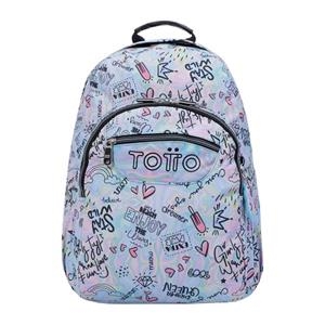 MOTXILLA TOTTO ACUARELES ESTAMPAT CORS | 7704758569903 | TOTMA04ECO021221N3JM | Llibreria La Gralla | Llibreria online de Granollers