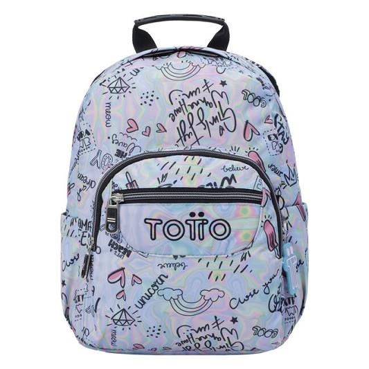 MOTXILLA TOTTO TEMPERA ESTAMPADA CORS | 7704758569484 | TOTMA04ECO0032210J3JM | Llibreria La Gralla | Llibreria online de Granollers