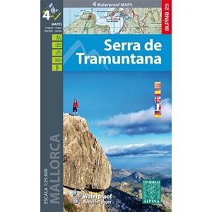 SERRA DE TRAMUNTANA [4 MAPES] 1:25.000 -ALPINA | 9788480909181 | VV.AA | Llibreria La Gralla | Librería online de Granollers