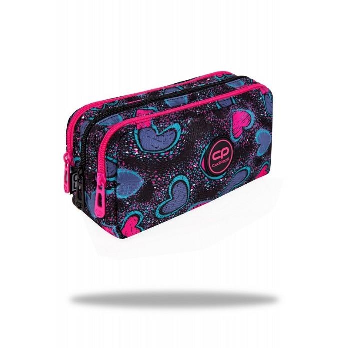 PORTATOT TRIPLE COOLPACK PINK DEEP LOVE | 5907620105984 | COOE60562 | Llibreria La Gralla | Llibreria online de Granollers