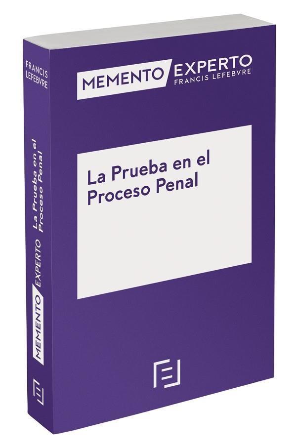 MEMENTO EXPERTO LA PRUEBA EN EL PROCESO PENAL | 9788418405167 | LEFEBVRE-EL DERECHO | Llibreria La Gralla | Librería online de Granollers