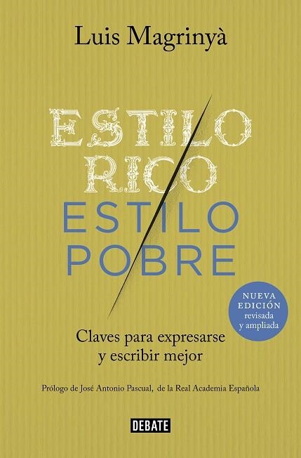 ESTILO RICO, ESTILO POBRE | 9788418619540 | MAGRINYÀ, LUIS | Llibreria La Gralla | Llibreria online de Granollers