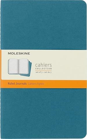 LIBRETA CAHIER AZUL ELECTRICO  L RAYAS (SET DE 3) | 8058647629599 | VVAA | Llibreria La Gralla | Llibreria online de Granollers