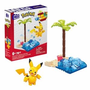 PIKACHU'S BEACH SPLASH MEGA CONSTRUX 79 PCS POKEMON | 0194735026623 | MATTEL | Llibreria La Gralla | Llibreria online de Granollers