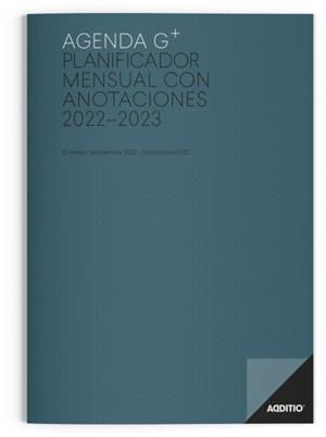 AGENDA G+ PLANIFICADOR MENSUAL CON ANOTACIONES 2022-203 | 8428318221863 | VV.AA | Llibreria La Gralla | Llibreria online de Granollers
