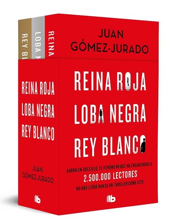 TRILOGÍA REINA ROJA (PACK BOLSILLO CON: REINA ROJA | LOBA NEGRA | REY BLANCO) | 9788413145037 | GÓMEZ-JURADO, JUAN | Llibreria La Gralla | Llibreria online de Granollers