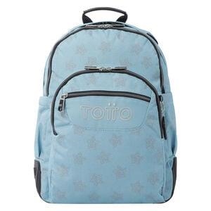 MOTXILLA TOTTO CRAYOLES ESTAMPADA ESTRELLES BLAVA TURQUESA  | 7704758570169 | TOTMA04ECOCO0292210N3DQ | Llibreria La Gralla | Llibreria online de Granollers