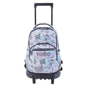MOTXILLA RODES BOMPER RENGLONES TOTTO ESTAMPADA COLORS CORS | 7704758568920 | TOTMA03ECO0062210P3JM | Llibreria La Gralla | Llibreria online de Granollers