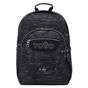 MOTXILLA TOTTO ACUARELES ESTAMPADA LLETRES NEGRA | 7704758569835 | TOTMA04ECO0212210N3CJ | Llibreria La Gralla | Llibreria online de Granollers