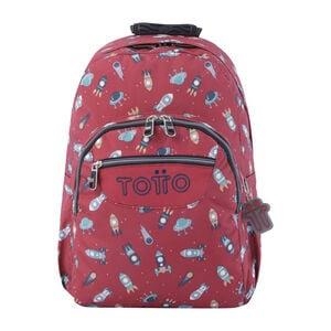 MOTXILLA TOTTO ACUARELES ESTAMPADA COETS BURDEUS | 7704758569958 | TOTMA04ECO0212210N6R4 | Llibreria La Gralla | Llibreria online de Granollers