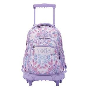 MOTXILLA RODES TOTTO BOMPER RENGLONES ESTAMPADA LILA TIE DYE | 7704758569002 | TOTMA03ECO0062210P | Llibreria La Gralla | Llibreria online de Granollers