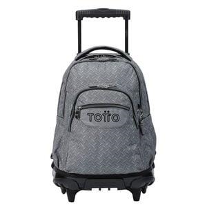 MOTXILLA RODES TOTTO BOMPER RENGLONES ESTAMPADA GRISA | 7704758568944 | TOTMA03ECO0062210P3Y9 | Llibreria La Gralla | Llibreria online de Granollers