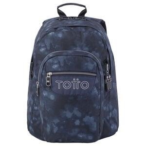 MOTXILLA TOTTO LAPIZ ESTAMPADA BLAVA/NEGRA | 7704758569781 | TOTMA04ECO0202210G3JK | Llibreria La Gralla | Llibreria online de Granollers