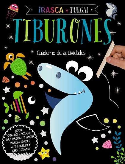 ¡RASCA Y JUEGA! TIBURONES | 9788469666562 | AA VV | Llibreria La Gralla | Llibreria online de Granollers